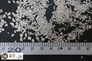 クリーン&フレッシュAG+の砂のサイズや形状