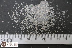 エバークリーンの砂のサイズや形状