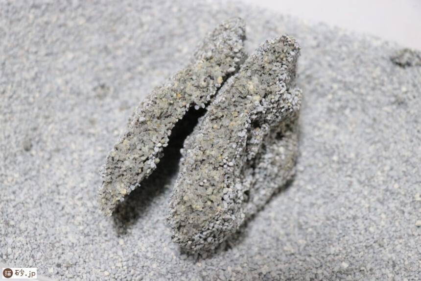 オードロックの砂の固まる力