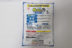 ガッチリ固まる猫砂Ag＋（パッケージ裏）