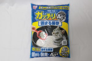 ガッチリ固まる猫砂Ag＋（パッケージ表）