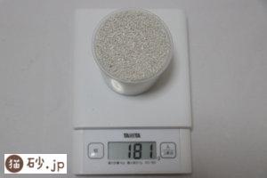 セリームバイオサンドホワイト（砂の重さ）