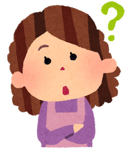 質問するお母さんのイラスト