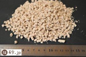 ひのきとおからの流せる猫砂（砂の色・形・サイズ）