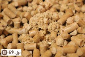 パインのトイレ砂（崩れ具合）