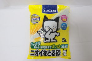 ニオイをとる砂（パッケージ表）