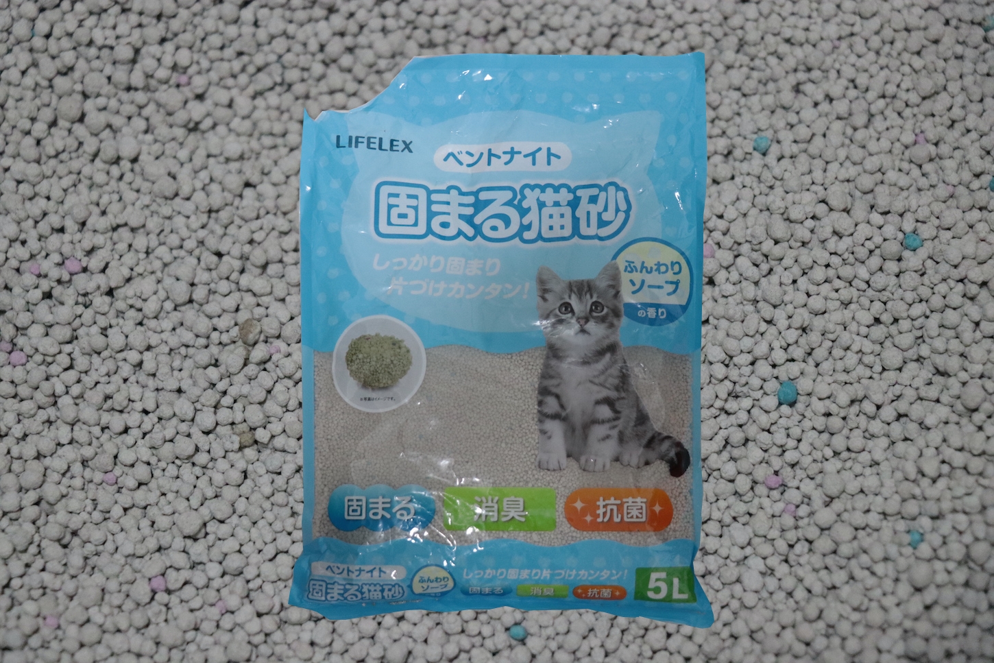 LIFELEXベントナイト固まる猫砂ふんわりソープの香り