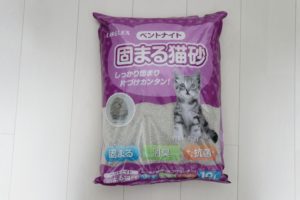 LIFELEXベントナイト固まる猫砂（パッケージ表）
