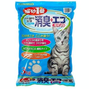クニミネ 猫砂1番 消臭+エコ 3kg