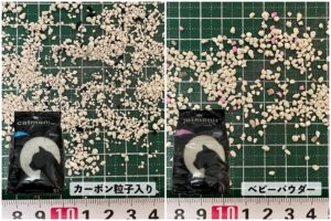 ターキッシュホワイトの猫砂（砂粒のサイズ）