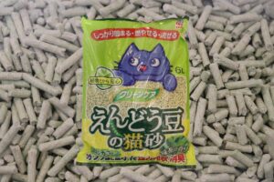 えんどう豆の猫砂アイキャッチ画像