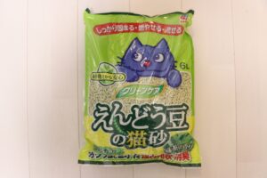 えんどう豆の猫砂（パッケージ表）